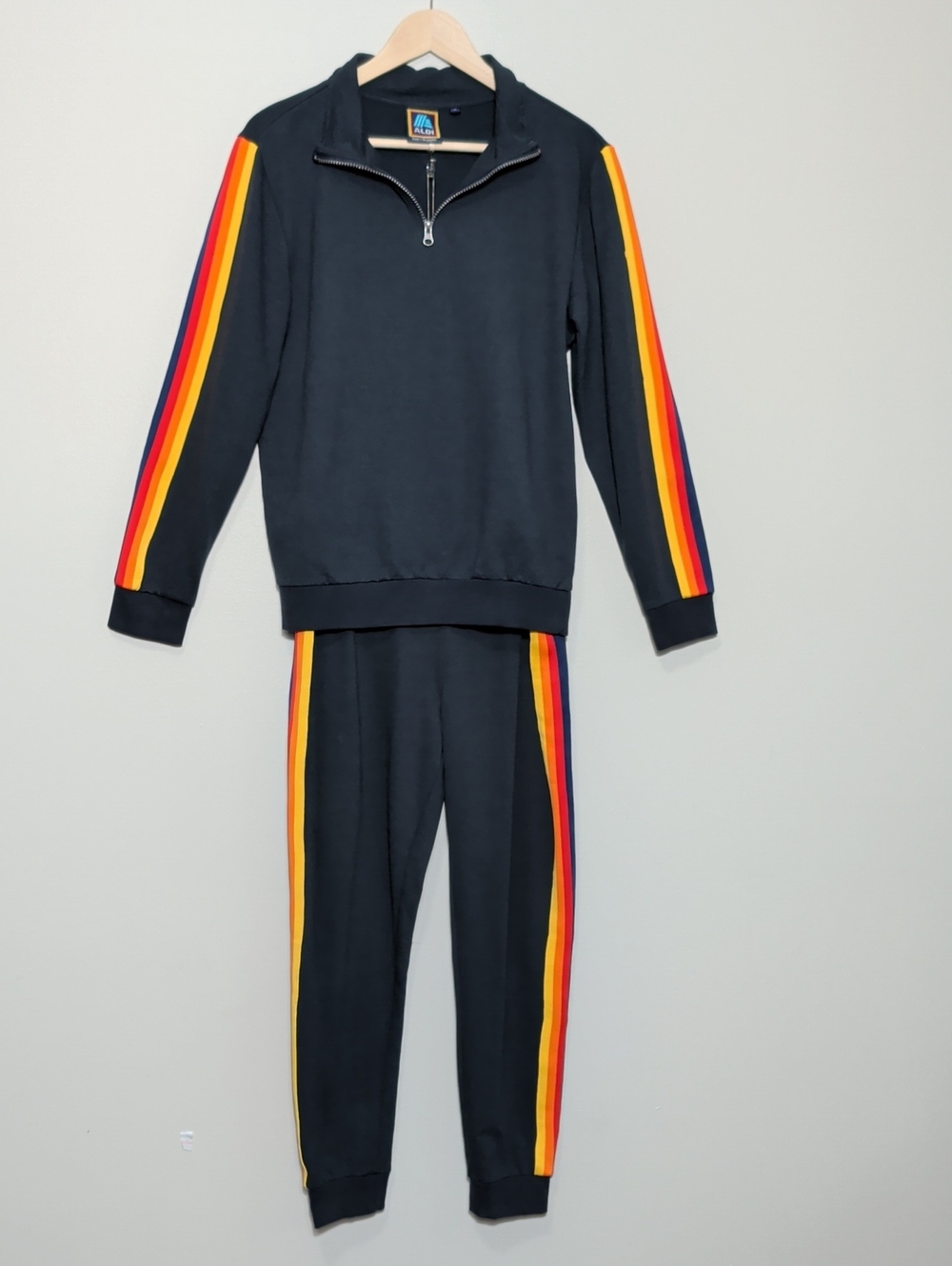 Aldi Gear Capsule Collection Navy Pullover Sweatshirt Small & Medium Track Pants